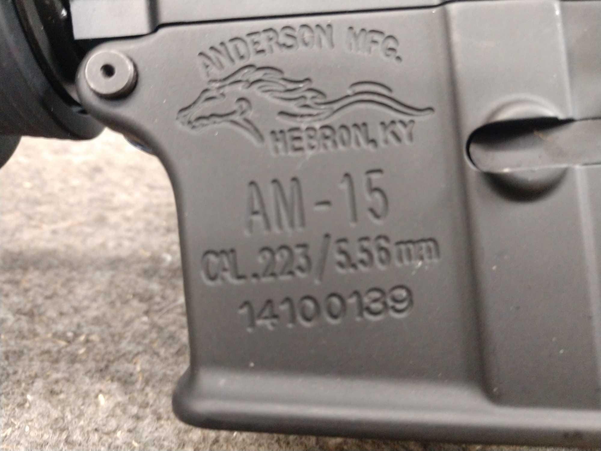 Anderson Mfg AM 15 .223 / 556 Semi Auto Rifle