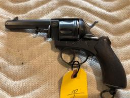 O. Grundig Dresden ?Belgian Bulldog? .38 SCF Short Colt