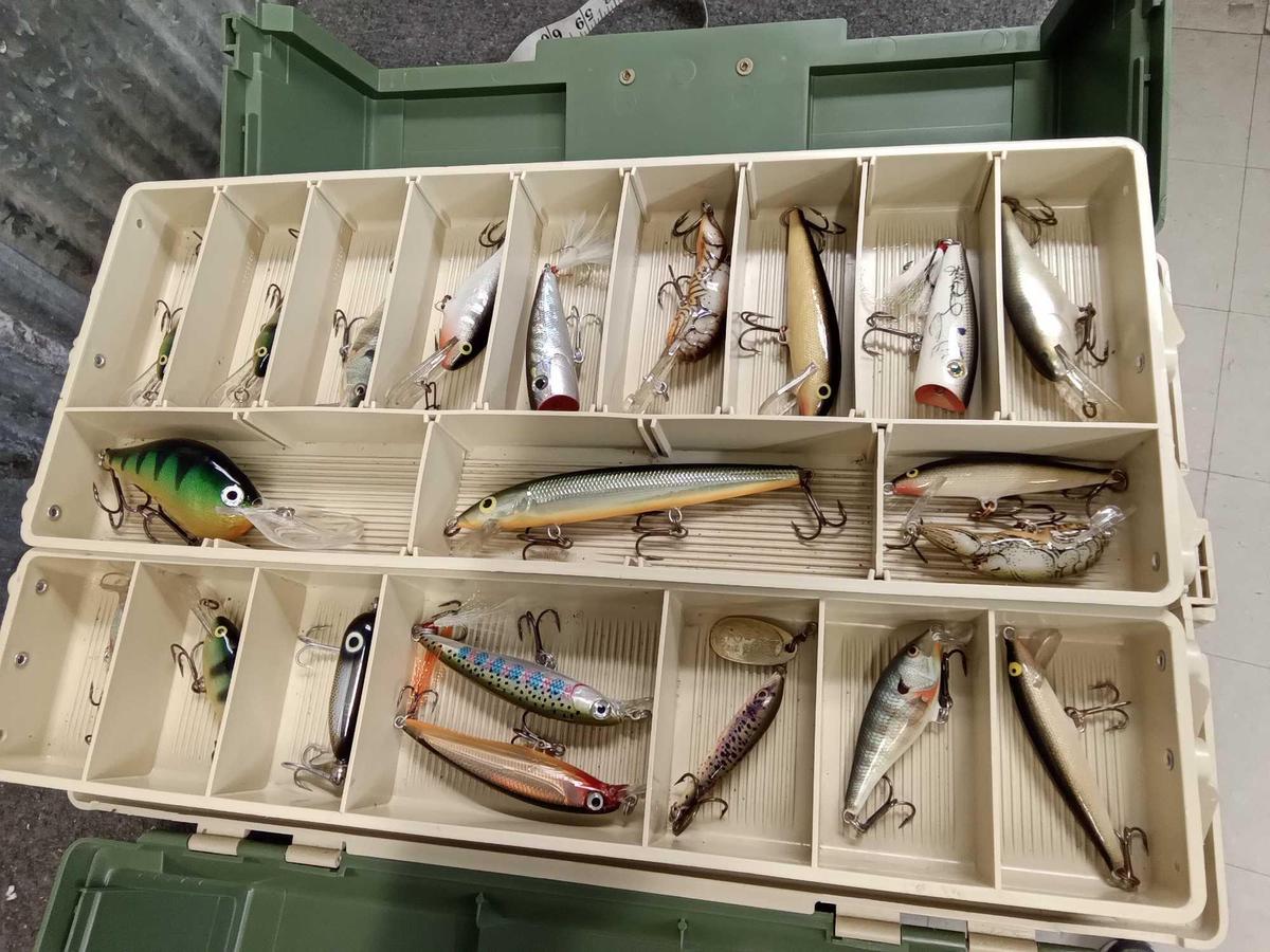 Big Plano Tackle Box With Fishing Lures