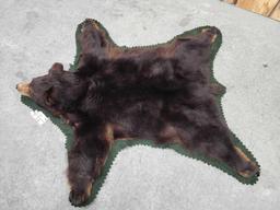 Black Bear Rug Taxidermy