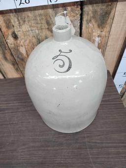 5 Gallon Stoneware Crock Jug