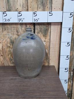 EARLY Ovoid Salt Glaze Stoneware Crock Jug