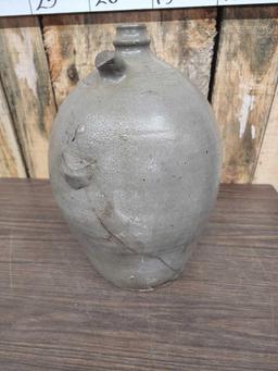 EARLY Ovoid Salt Glaze Stoneware Crock Jug