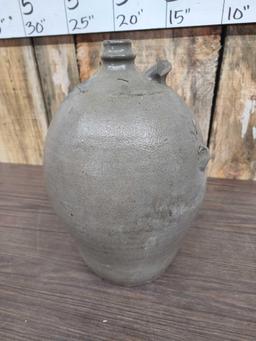 EARLY Ovoid Salt Glaze Stoneware Crock Jug