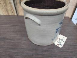 Early E.S.& B. 3 Gallon Stoneware Crock