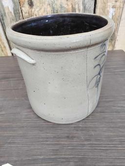 Early 3 Gal Salt Glazed Crock