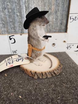 Sheriff Rat Taxidermy