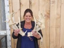 Big Heavy Nontypical Whitetail Shed Antlers
