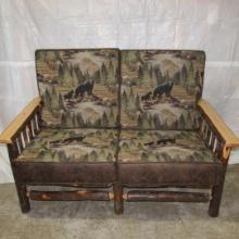 Hickory Loveseat Reversible Cushions