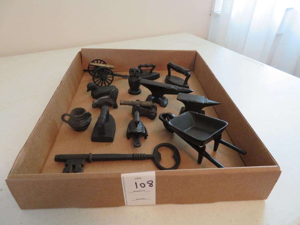 Lot of Cast Iron Miniatures