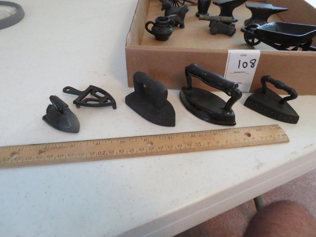 Lot of Cast Iron Miniatures