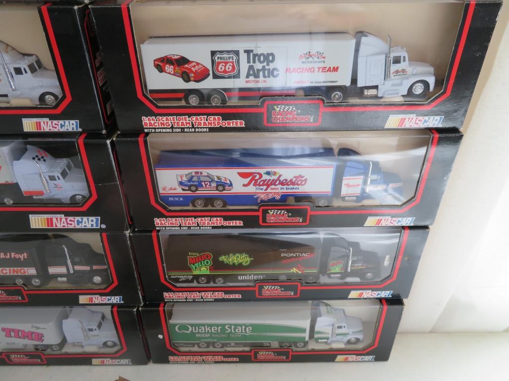 13 1:64 Scale Die-Cast Transporters