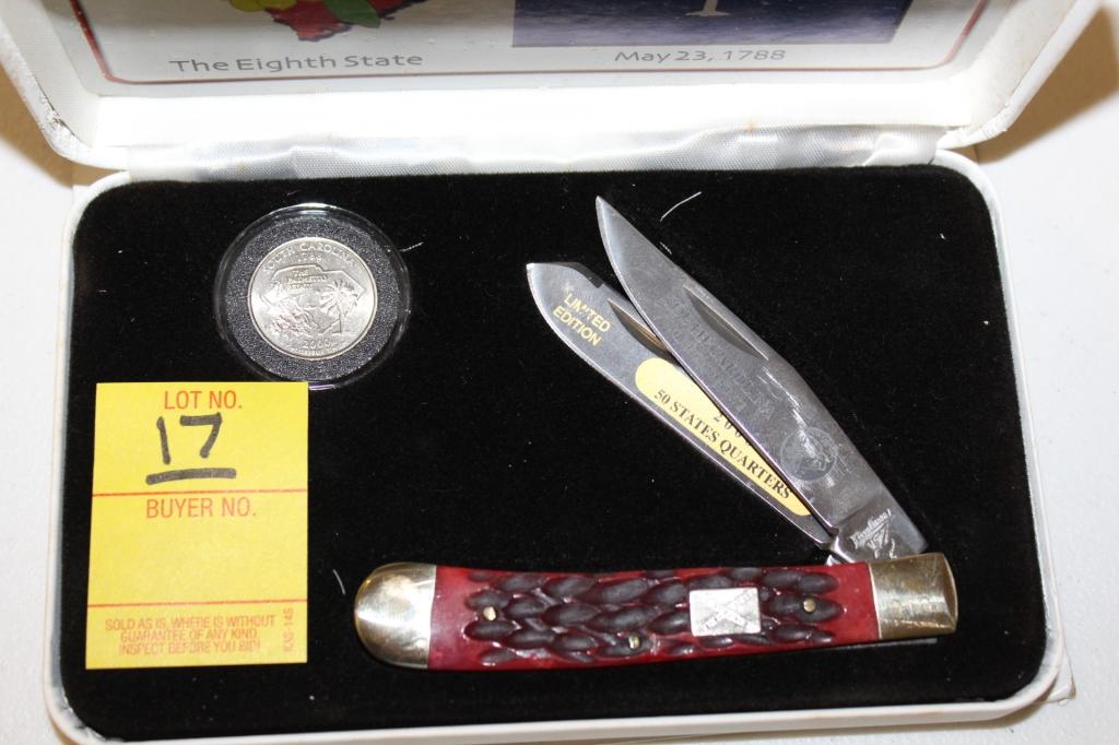 2000 South Carolina State Quarter and Knife Set