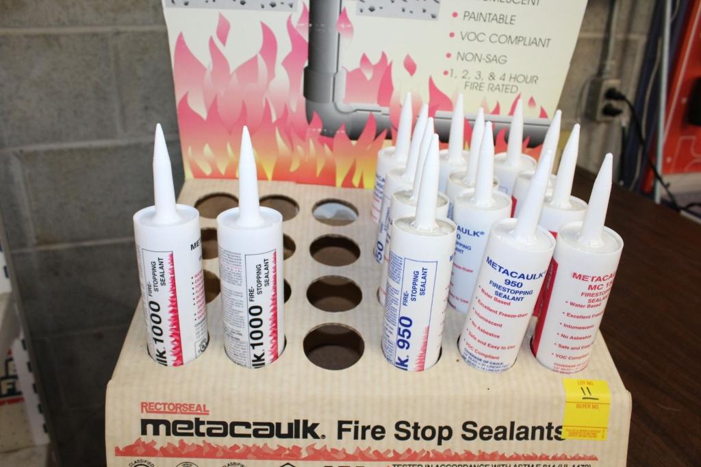 Rectorseal Metacaulk Fire Stop Sealants.