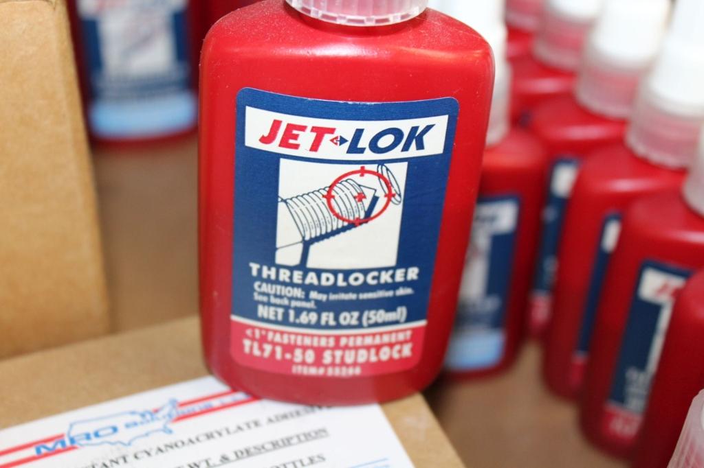 Box Lot- Jet-Lok, Pipe Sealant, Instant Adhesive.