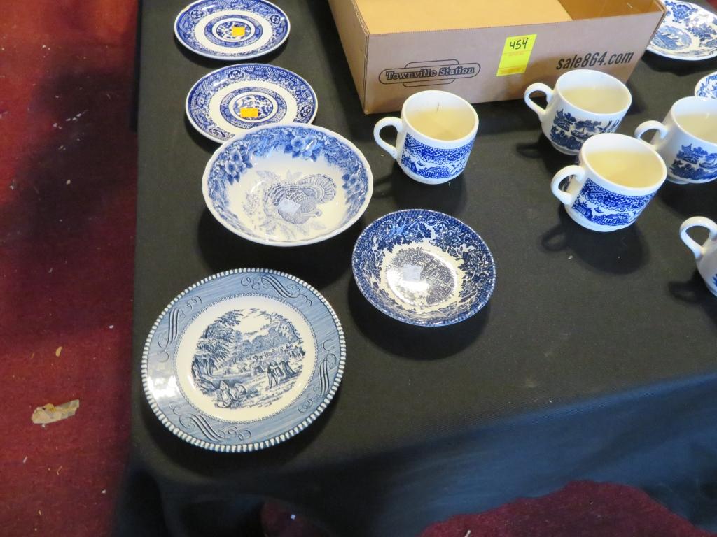 Lot of Collectible Plates Saucers & Cups