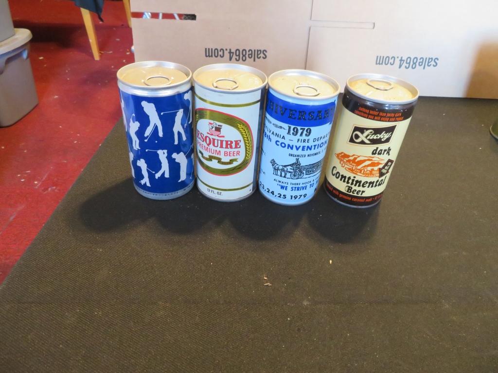 Lot of 20 Collectible Beer Cans