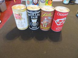 Lot of 20 Collectible Beer Cans