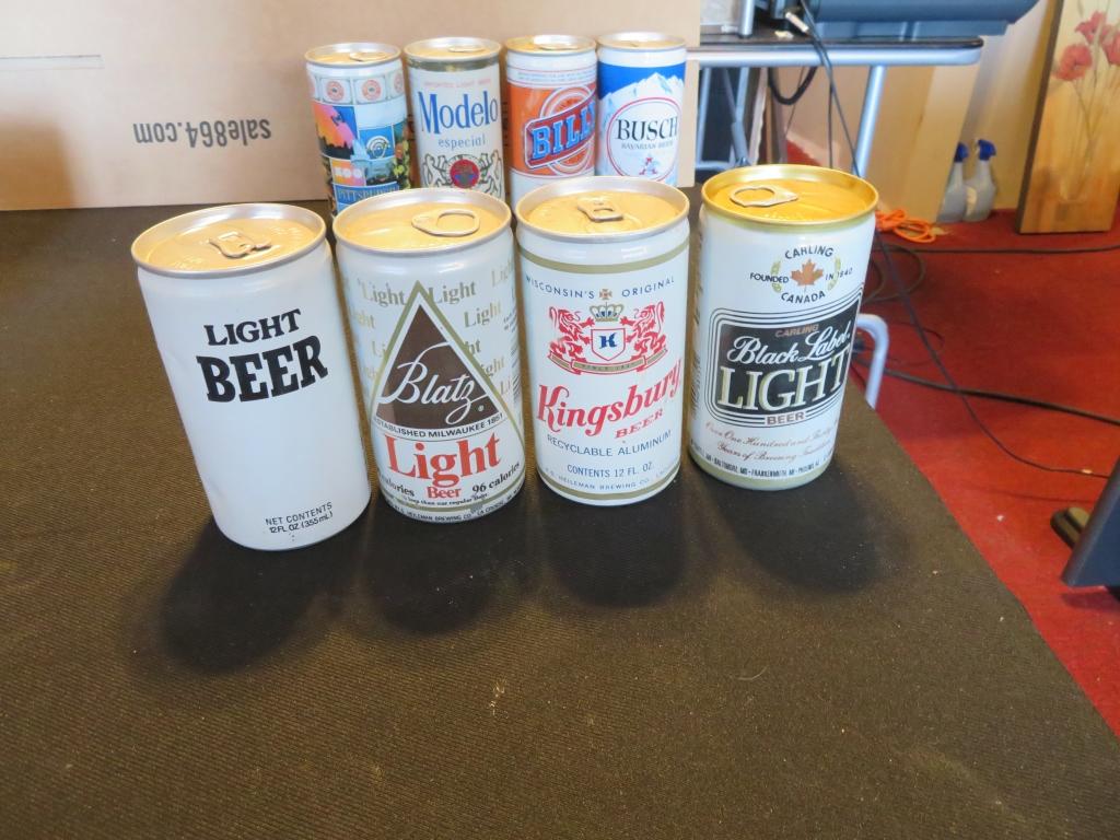 Lot of 20 Collectible Beer Cans