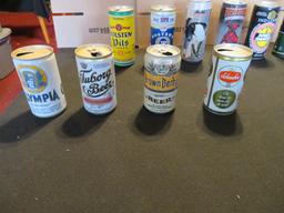 Lot of 14 Collectible Beer Cans