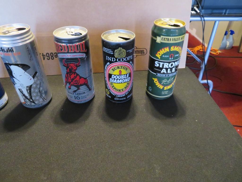 Lot of 14 Collectible Beer Cans