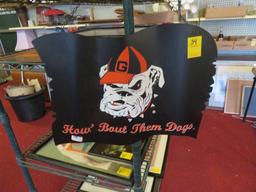 How" Bout Them Dogs Hanging Sign