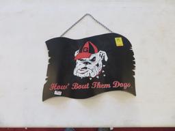 How" Bout Them Dogs Hanging Sign