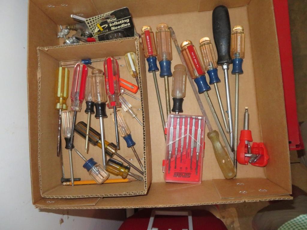 Lot of screw drivers