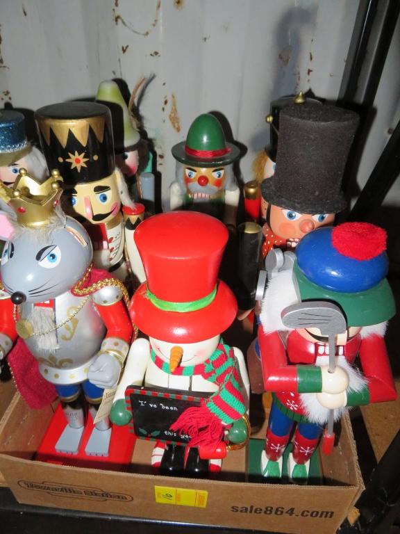 Lot of 9 Nutcrackers