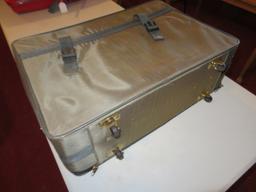 Vintage Brittania Soft Sided Suitcase