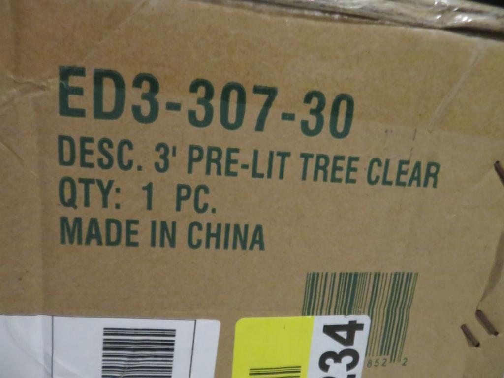 National Tree Co Unopened 3ft Pre Lit Tree Clear