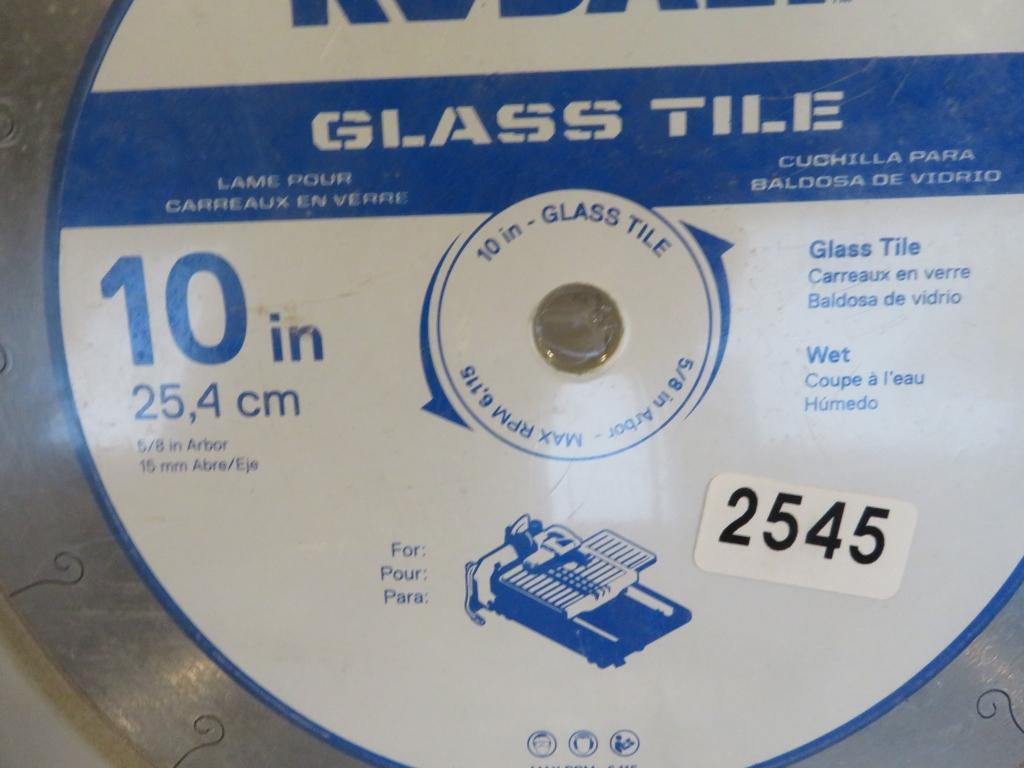 Kobalt 10" Glass Tile Blade