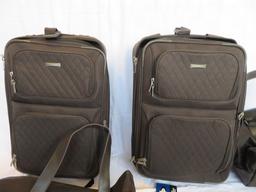 Concourse 3 pc Ladies Quilted Luggage Set