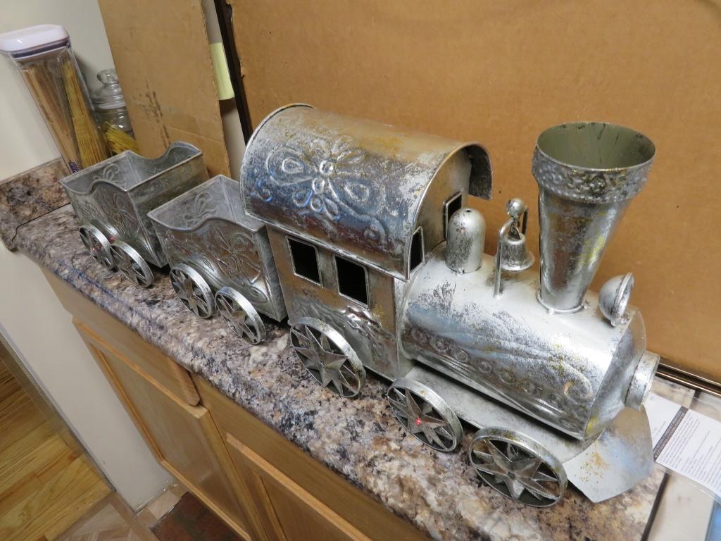 Lighted Musical Christmas Train Decoration