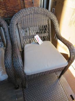 Set of 4 Hampton Bay Stacking Chairs