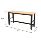 Husky Work Table w/ Adjustable Leg Height