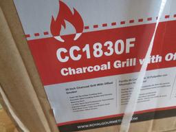 Royal Gourmet Charcoal Grill w/ Offset Cooker