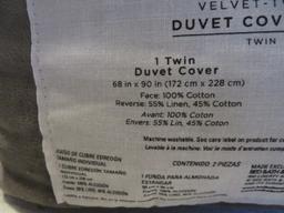 Olivia & Oliver Velvet Twill Duvet Cover Set