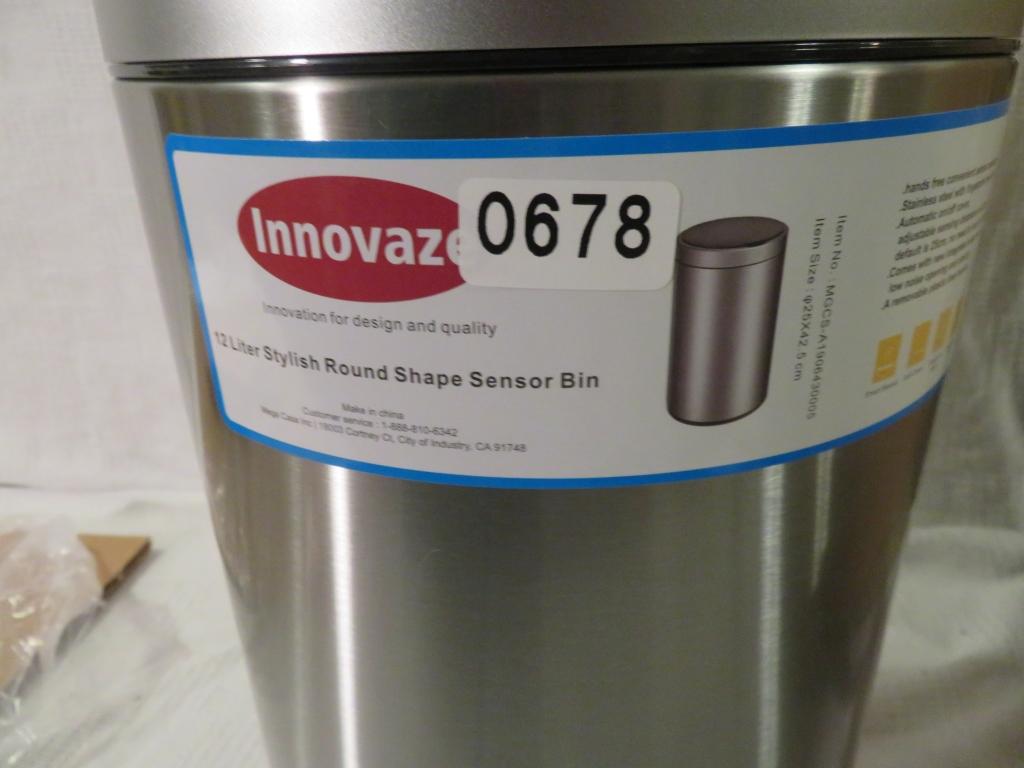 Innovaze 12 Liter Sensor Trash Bin