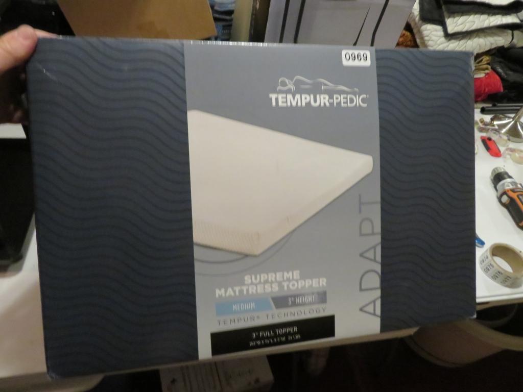 Tempurpedic Supreme Mattress Topper 3 in Full