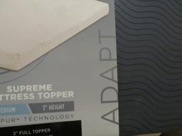 Tempurpedic Supreme Mattress Topper 3 in Full