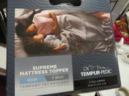 Tempurpedic Supreme Mattress Topper 3 in Full