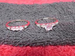 Sterling Silver Ring Set .925