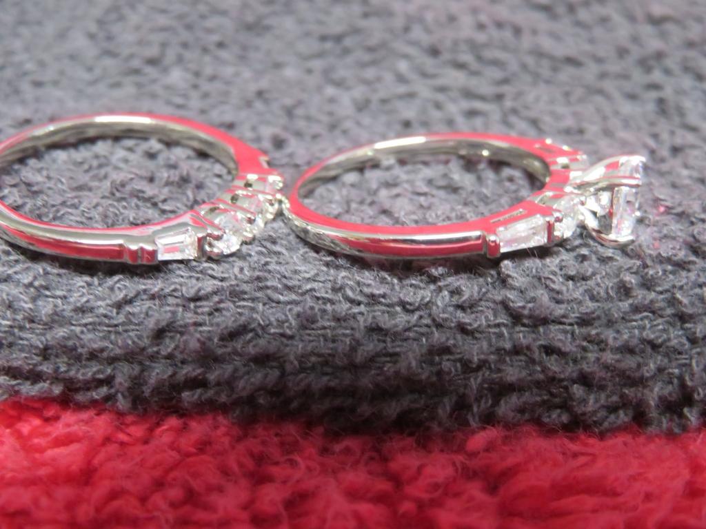 Sterling Silver Ring Set .925