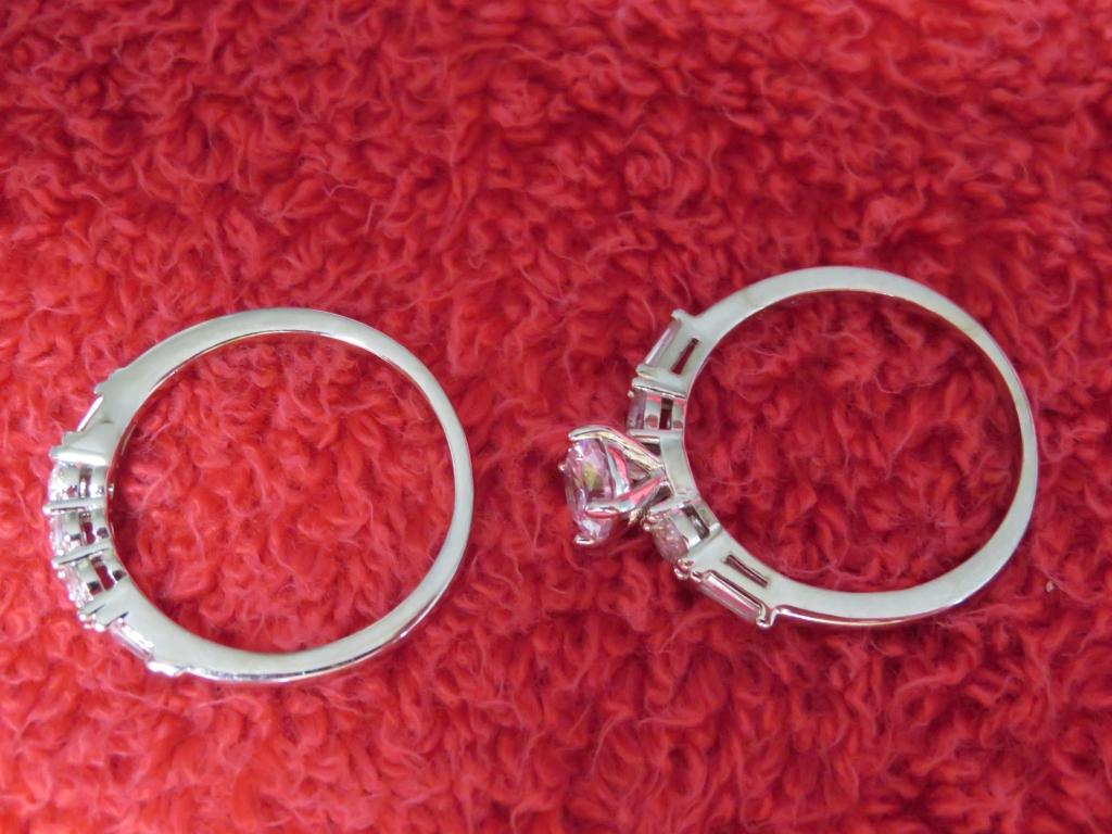 Sterling Silver Ring Set .925