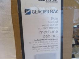 Glacier Bay 15" Framed Medicine Cabinet