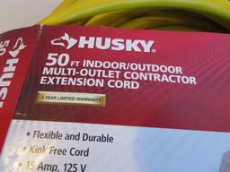Husky 50 ft Multi Outlet Contractor Extension Cord