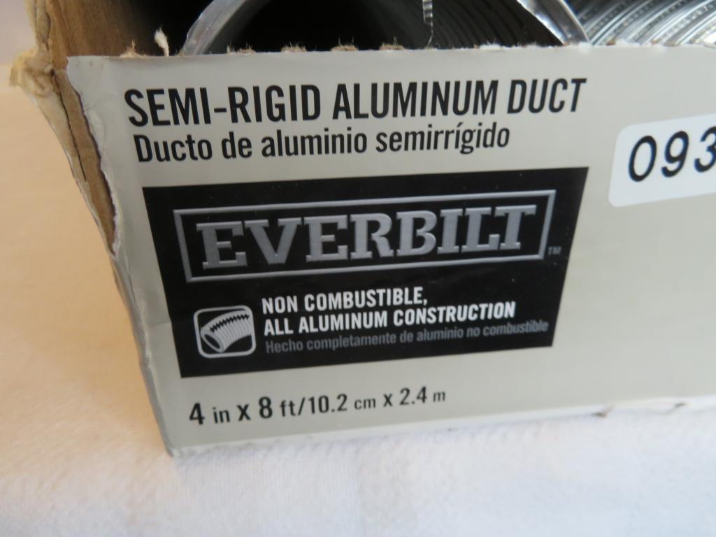 12 Everbilt 4 in x 8 ft Semi Rigid Aluminum Ducts