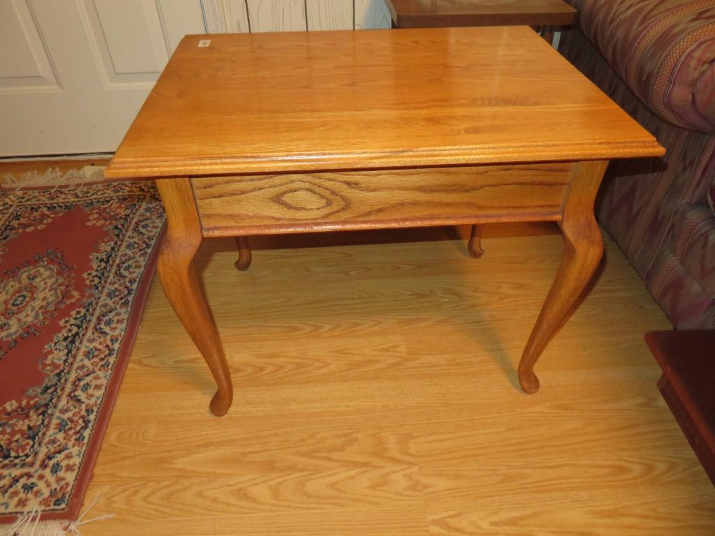 Oak End Table