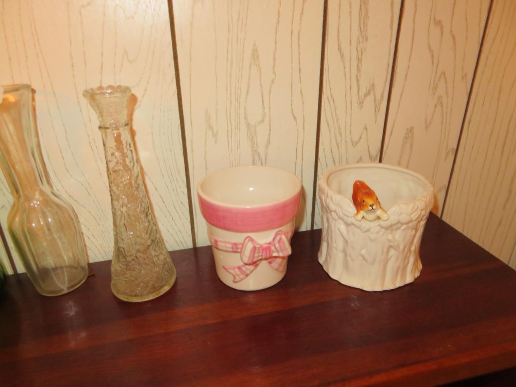 Lot of Vases & Floral Items